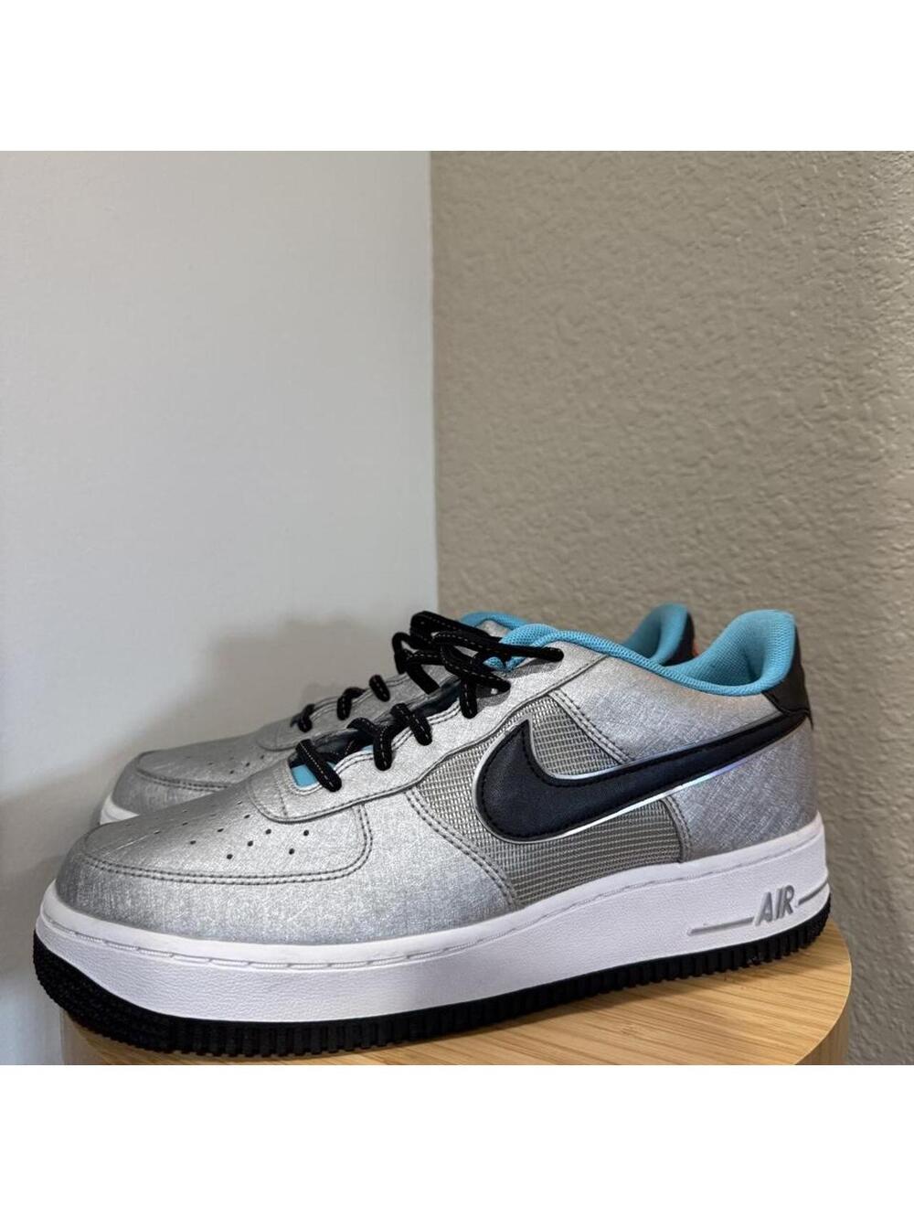 Nike Air Force 1 Low Sky silver trainers #sneakers #lifestyle